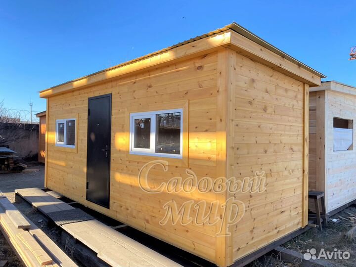 Бытовка/вагончик утепленный 2,35х6м
