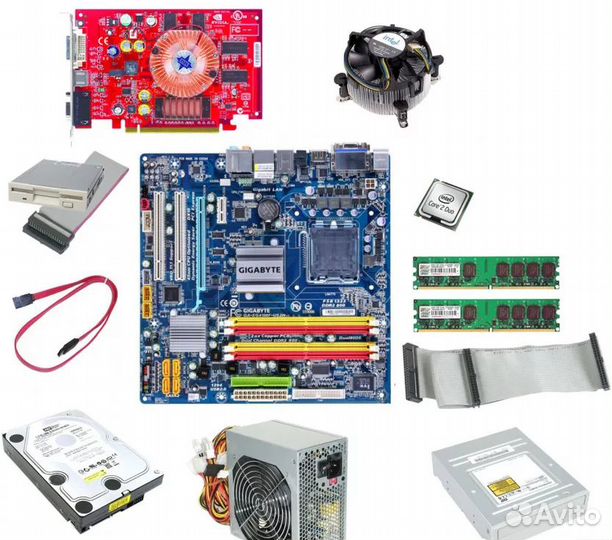 Комплектующие для пк и ноутбуков: б.у запчасти