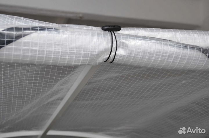 Теплица Ларгуша 3x6x2 м две двери и форточки