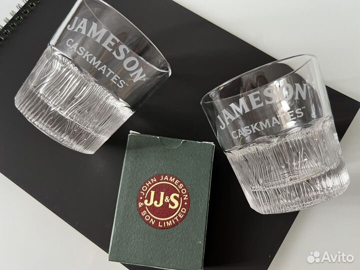 Стаканы для виски Jameson карты игральные