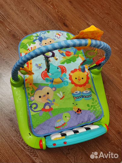 Развивающий коврик fisher price с пианино