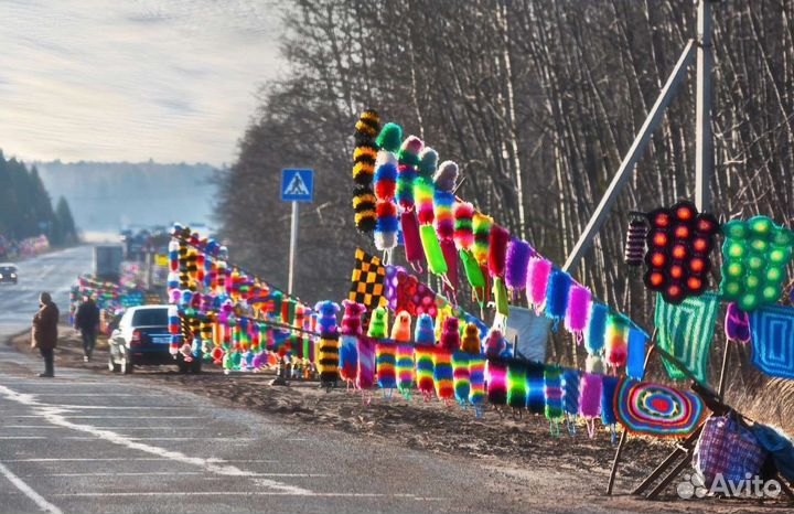 Мочалка ручной работы