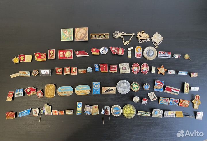 Значки СССР коллекция