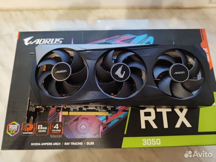 RTX 3050 8GB gigabyte aorus elit