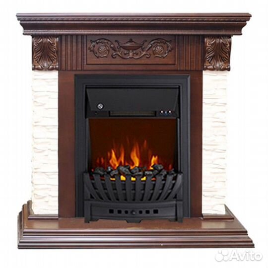 Электрокамин Fobos с порталом Luxemburg