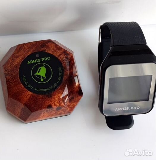 Кнопка вызова официанта с часами-пейджером