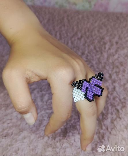 Кольцо из бисера 