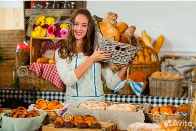 Продавец кассир в пекарню