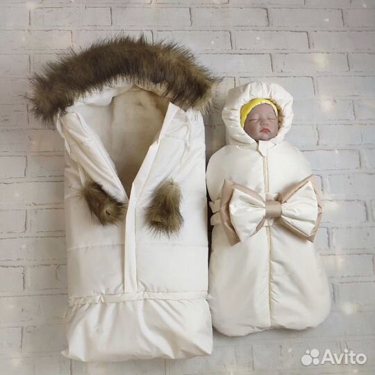 Конверт для новорожденного на выписку и прогулку