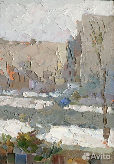 Картина, этюд, миниатюра маслом