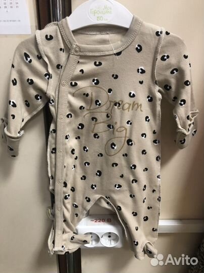 Слипы боди комбинезоны для девочки 50 см