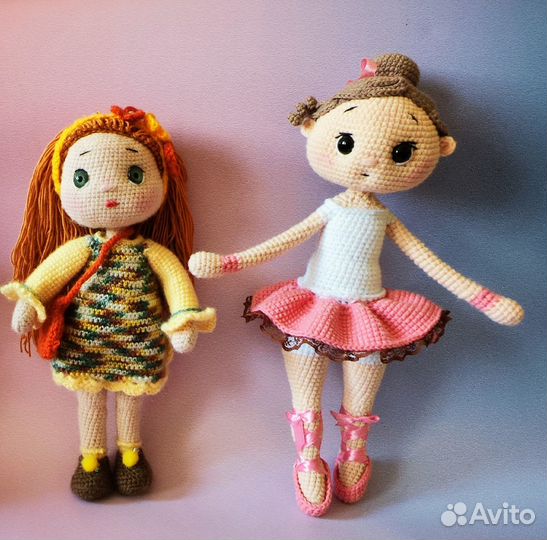 Вязаные игрушки Куклы