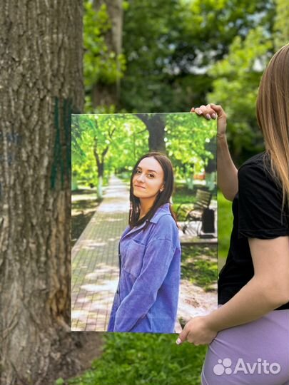 Портрет по фото, печать на холсте