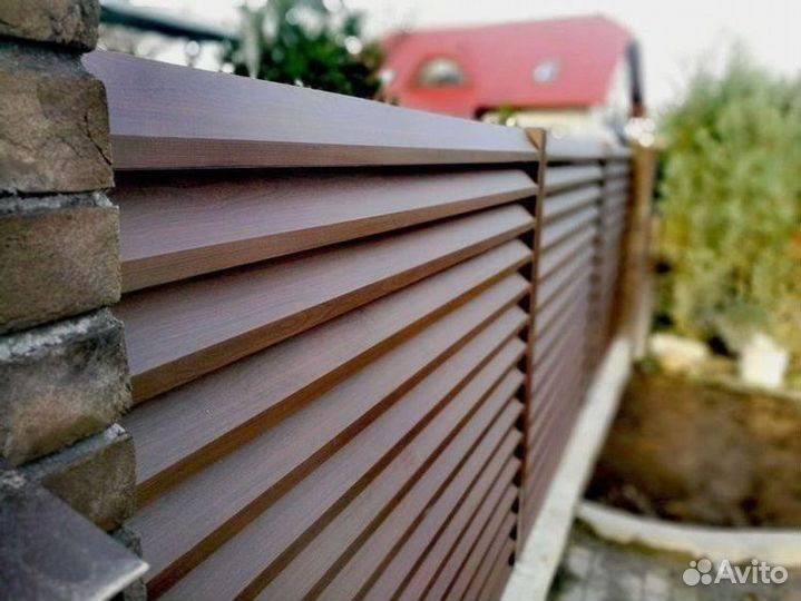 Забор жалюзи