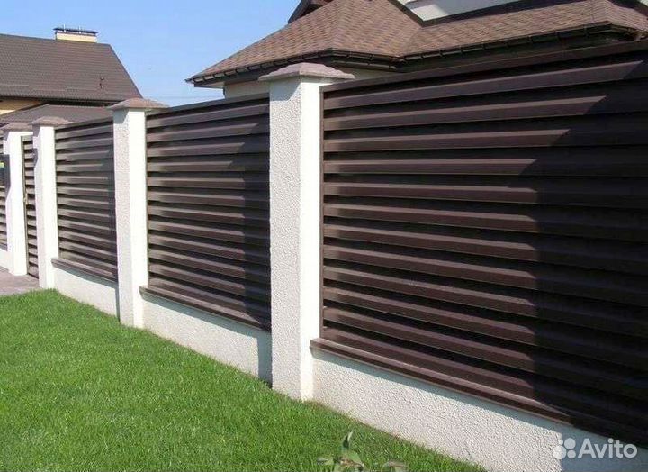 Забор жалюзи