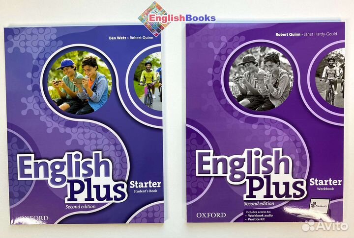 English plus Starter комплект (SB,WB,CD) новые