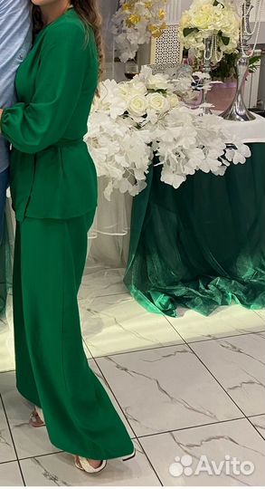 Костюм летний женский 42 лен