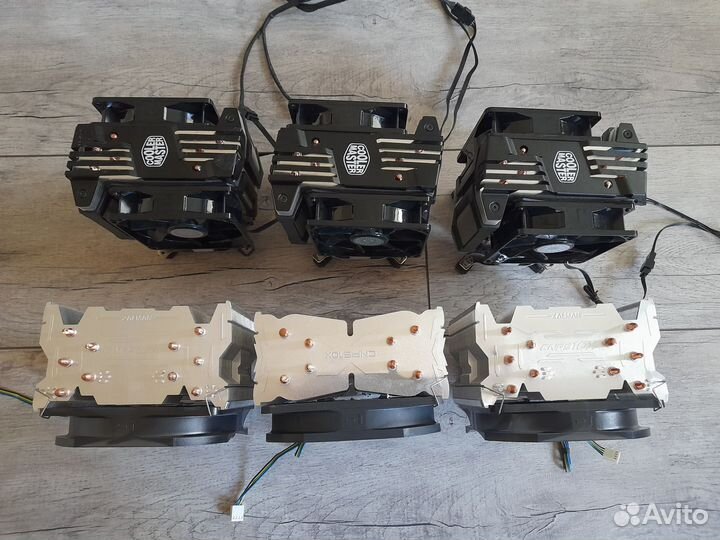 Кулер процессорный башенного типа на intel