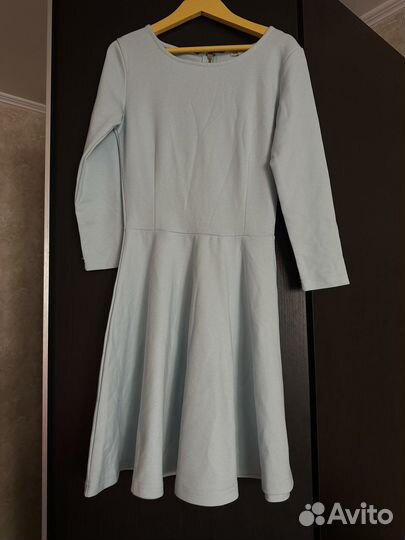 Платье голубое