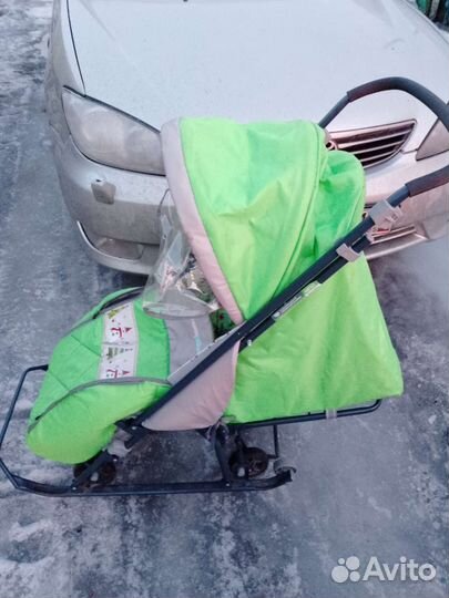 Санки коляска ника