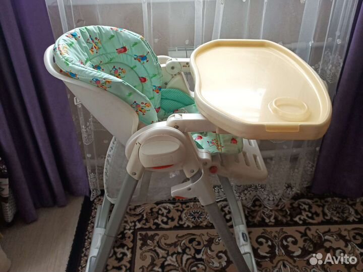 Стульчик для кормления chicco polly magic