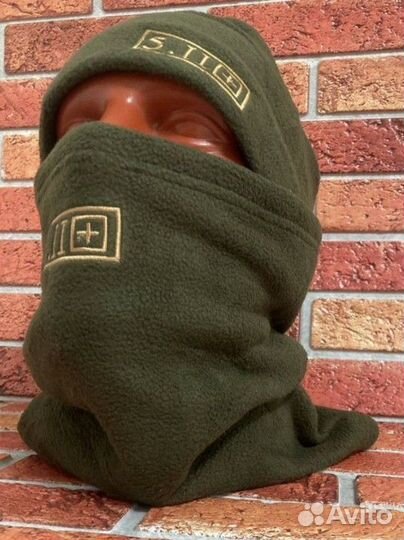 Шапка флисовая +снуд