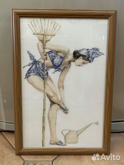 Картина вышивка