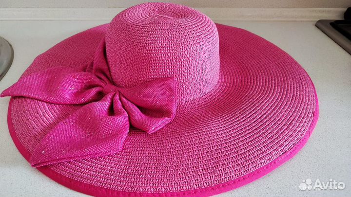 Шляпа женская летняя с широкими полями