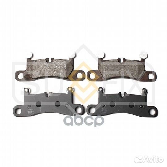 Дисковые тормозные колодки зад прав/лев SX1