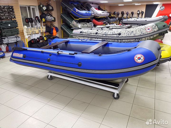 Лодка mishimo sport 390 сине-черная