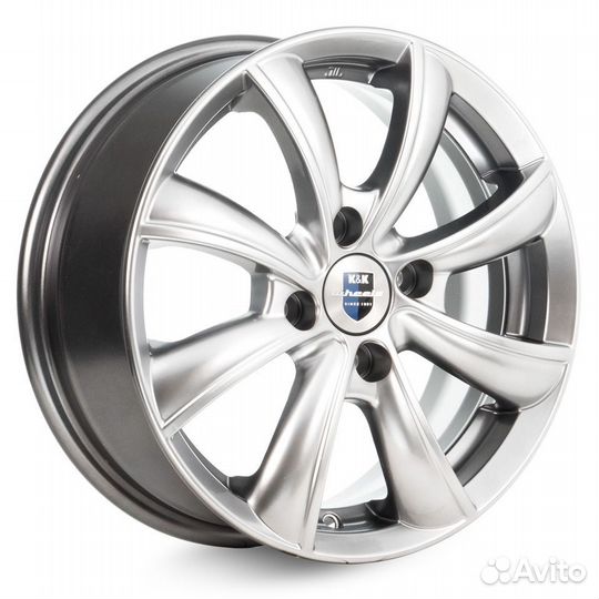 R15 4x100 6J ET46 D54,1 K&K Бриз-оригинал Дарк пла