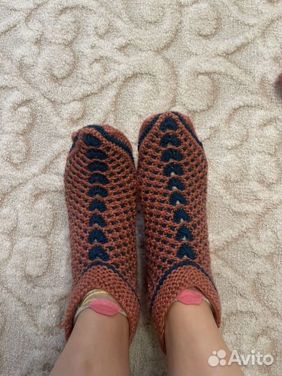 Носки домашние женские, мужские, тапочки