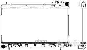 Радиатор охлаждения двигателя subaru forester