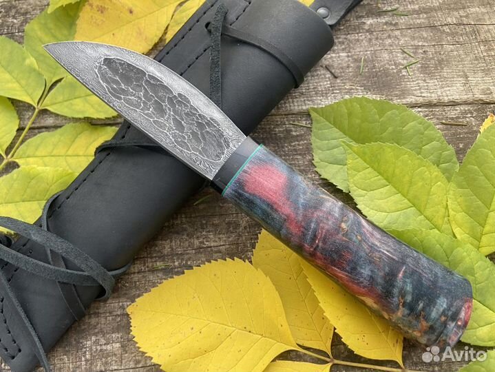 Нож Якут дамасская сталь
