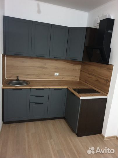 Кухня модульная новая серая
