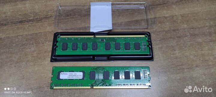 Оперативная память ddr3 2 по 4 gb для пк