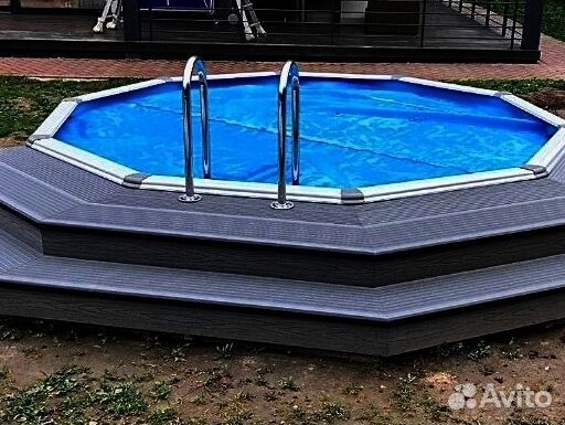 Террасная доска дпк шлифованное тиснение