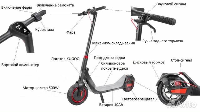 Запчасть для электросамоката Kugoo G MAX