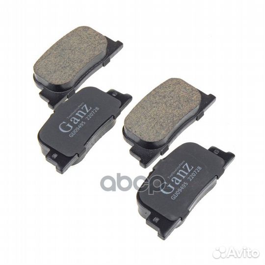 Колодки задние toyota Camry -01/BYD F3/geely V