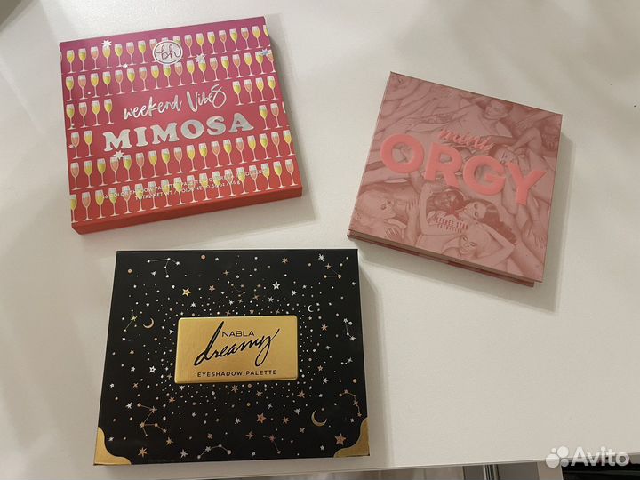 Палетка теней jeffree star,nabla,bh