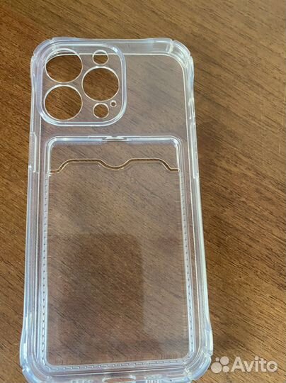 Силиконовый чехол на iPhone 13 pro с карманом