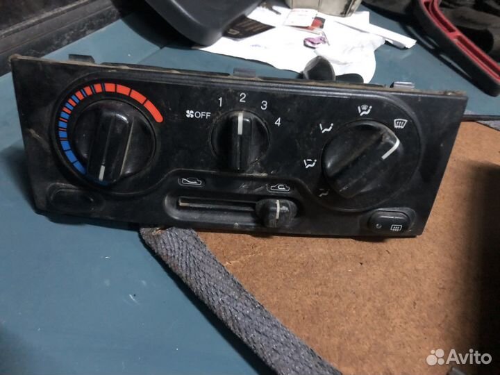 Блок управления отопителем chevrolet lanos