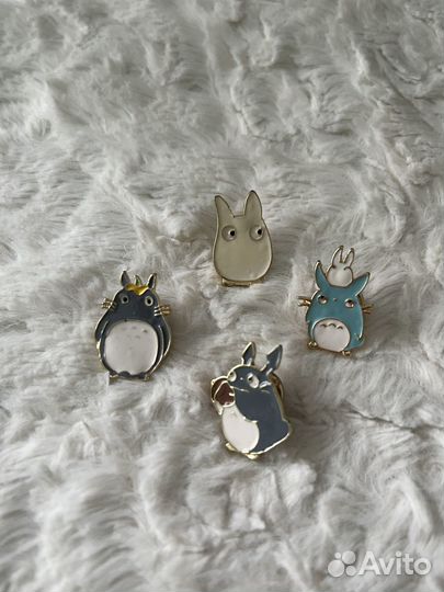 Значки Тоторо 4шт