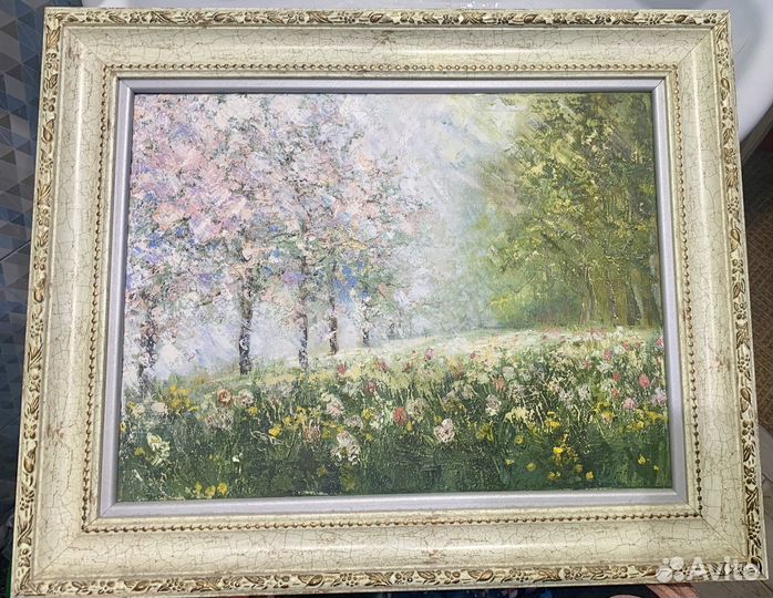 Картина маслом на холсте пейзаж