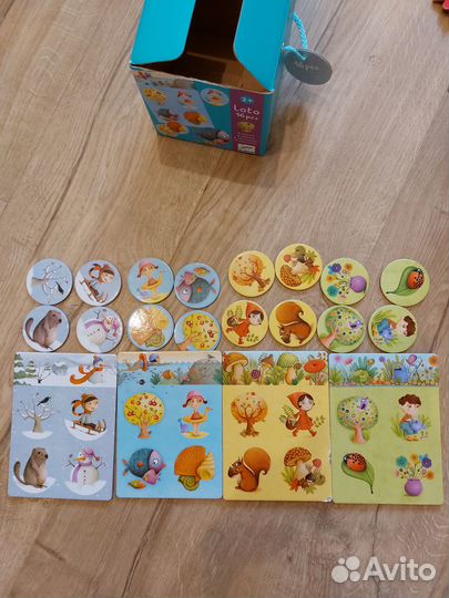 Лото Djeco Времена года 2+