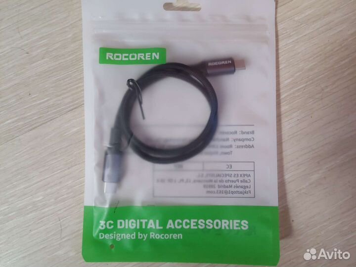 Кабель usb type c usb type c Toocki