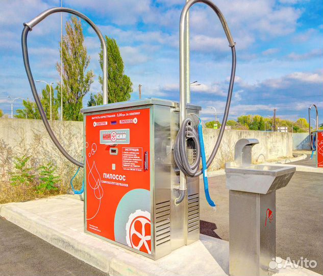 Пылесос для автомойки самообслуживания + АЗС SJJ40