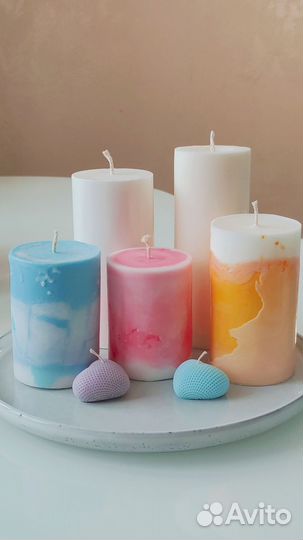 Ароматическая свеча ручной работы
