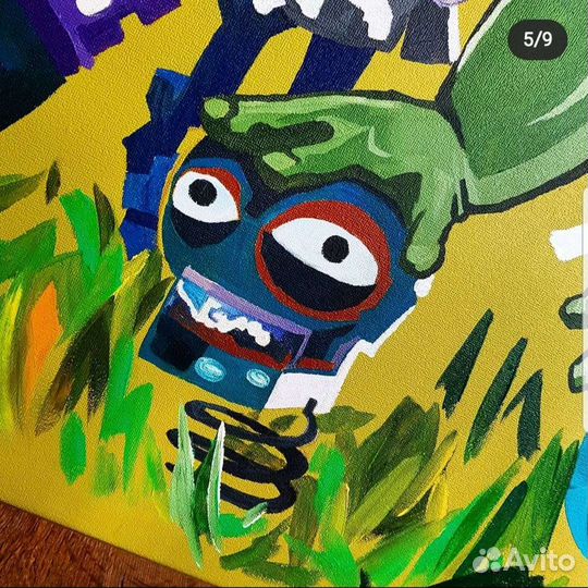 Роспись стен, роспись одежды, портрет, арт, эскиз