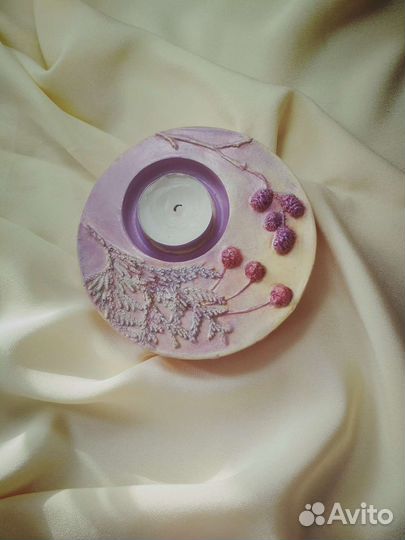 Подсвечник из гипса